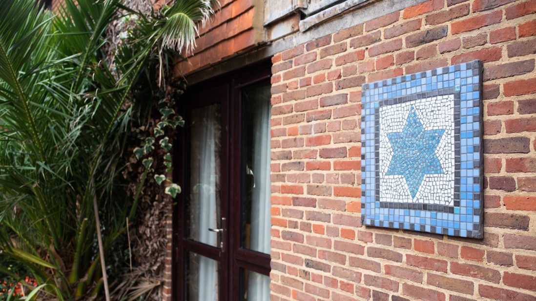 Hyman Fine House care home door