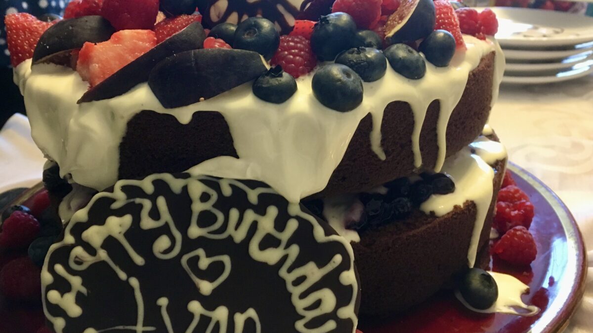 Ivan's 90th birthday cake