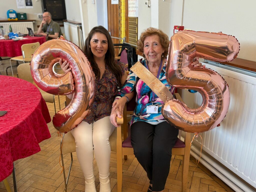 Volunteer Rita is 95